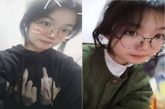 Nện em nữ sinh kính cận đang phát triển