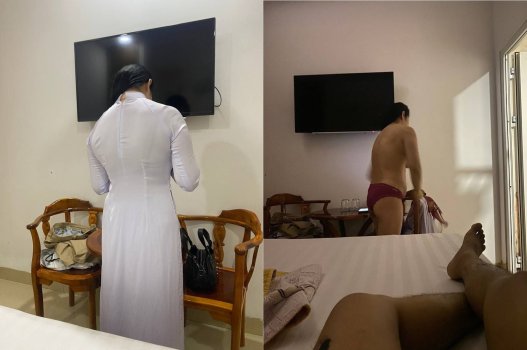 Chơi trò tư duy khêu gợi với cô giáo xinh đẹp