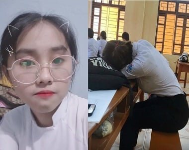 Học sinh đeo kính để ẩn đi vẻ dâm đãng