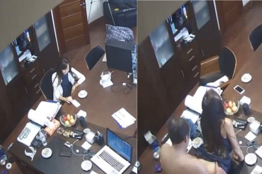 Sếp nếm trải hạnh phúc cùng em nhân viên tại văn phòng